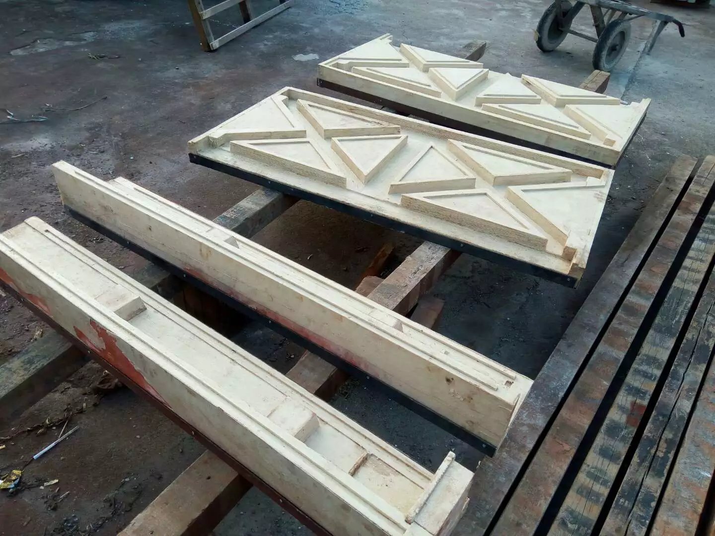 仿木硅胶模具1