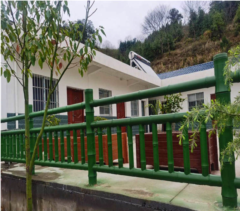 手把手教你如何完成仿竹栏杆的安装##打造高品质围墙